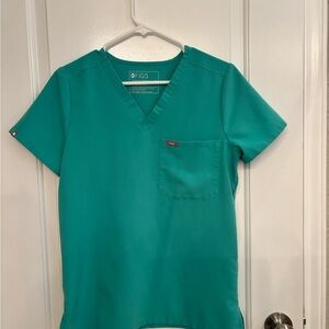 FIGS Surgical Green Scrub Top
